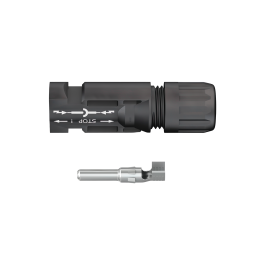 St&auml;ubli Kupplungsstecker MC4 II 4,6,0 mm&sup2;, Kabel 5,9-8,8 mm