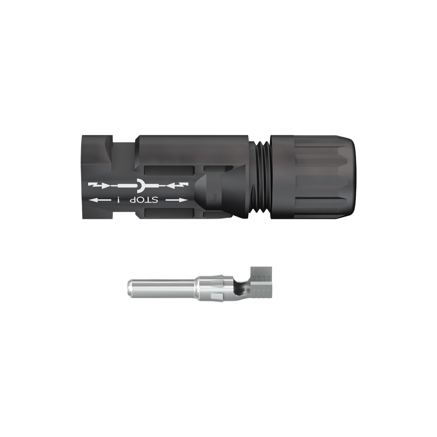 Stäubli Kupplungsstecker MC4 II 4,6,0 mm², Kabel 5,9-8,8 mm