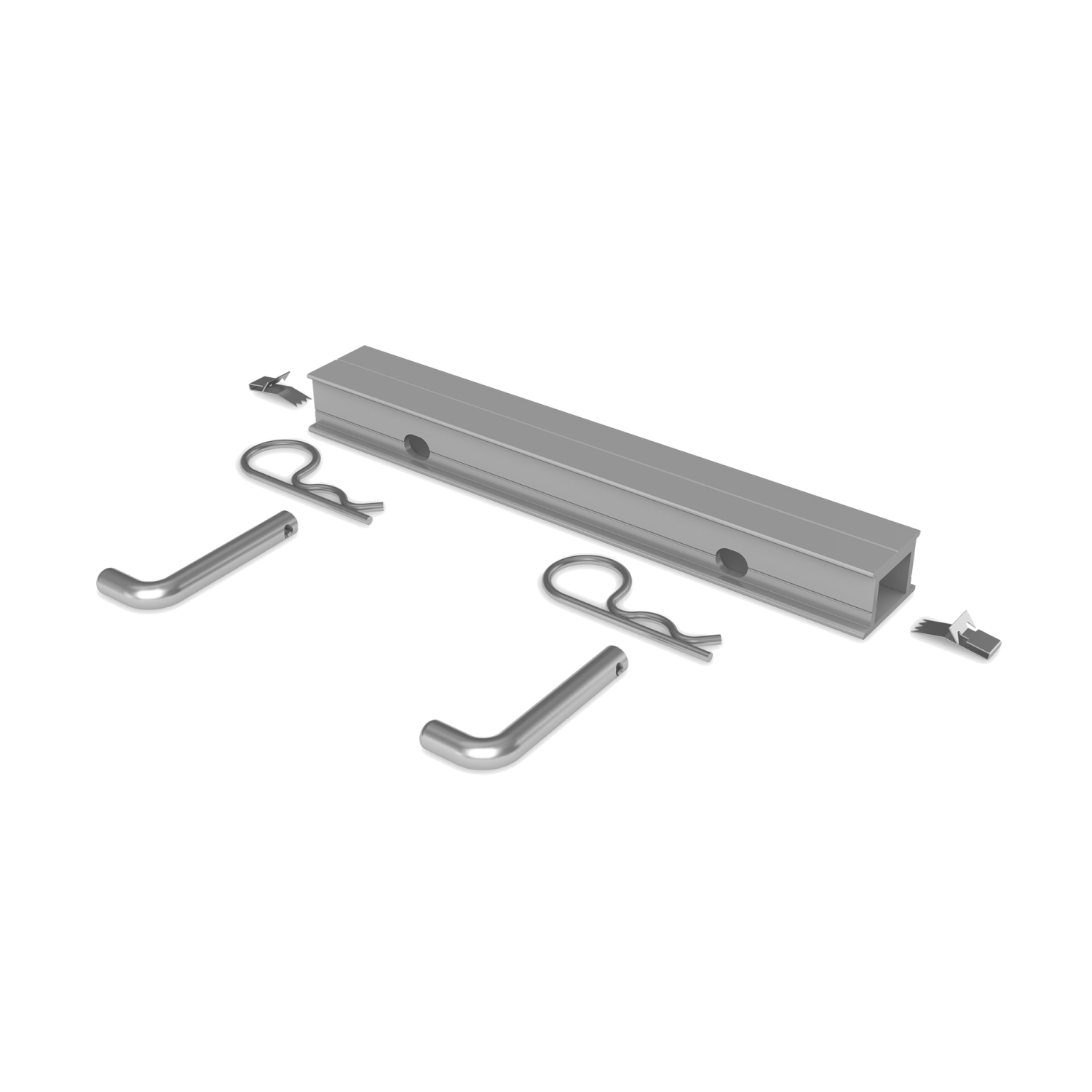 K2 Systems Dome 6 Verbinder Set 195mm Aluminium Edelstahl inkl. Potenzialausgleich