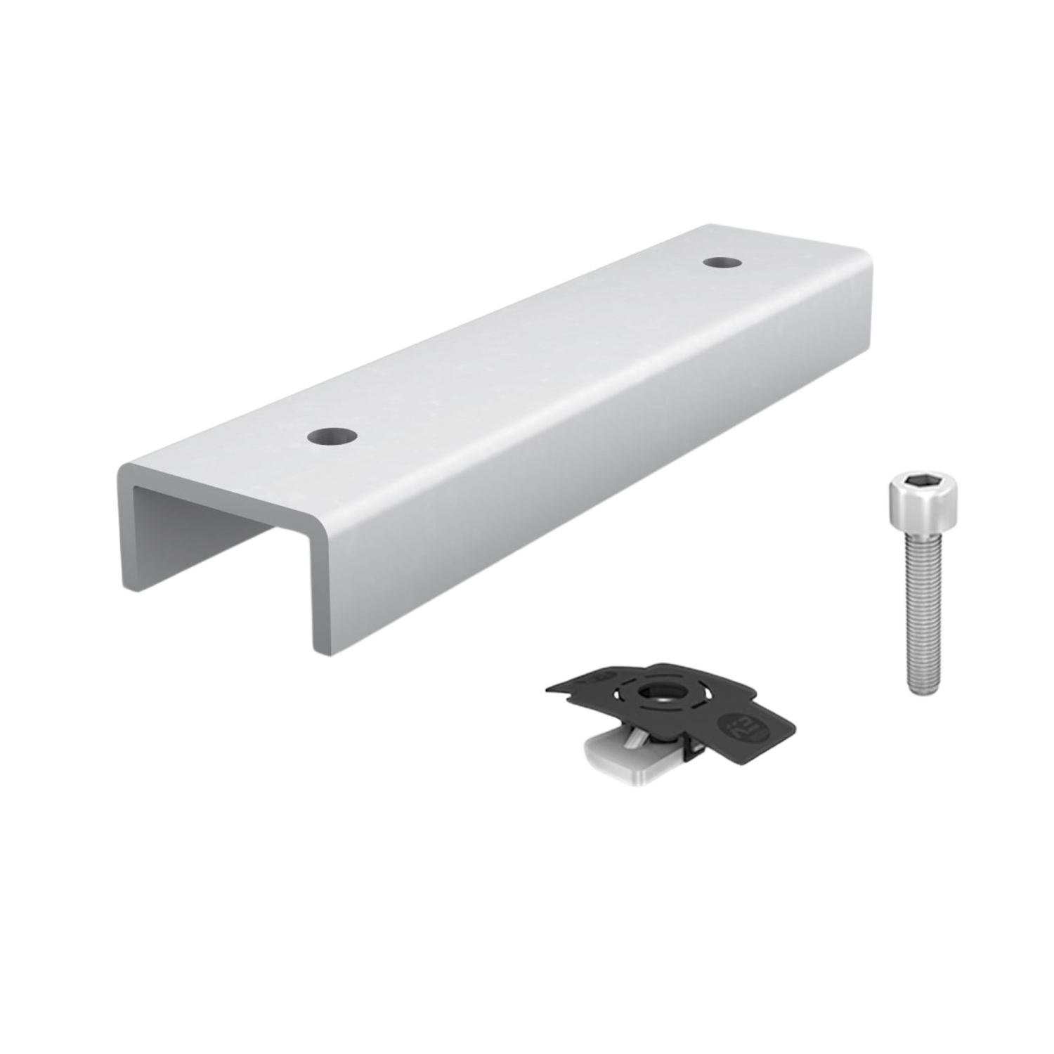 K2 Systems Dome FlatConnector Set (Schienenverbinder-Set für SpeedRail und FlatRail)